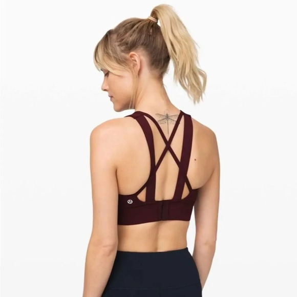 Lululemon sz 4 Breathe it In Bra *Medium Support, C/D Cup, great condition - Picture 11 of 12